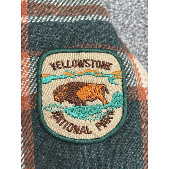 VTG 1980's Manor House Plaid Flanne Lined Shacket Shirt Jacket M Yellowstone - Picture 3 of 11